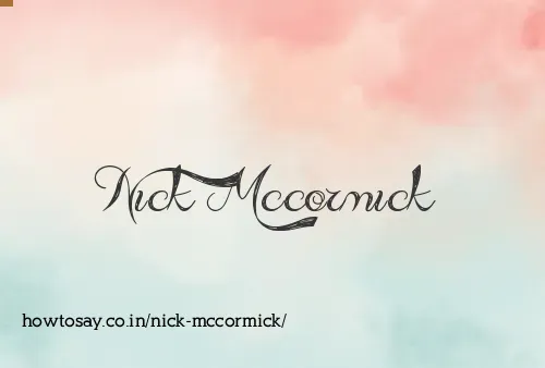 Nick Mccormick