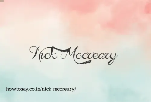 Nick Mccreary