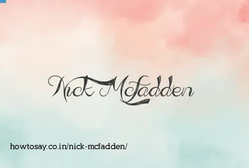 Nick Mcfadden