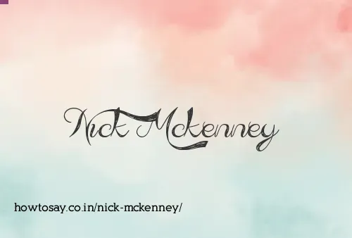 Nick Mckenney