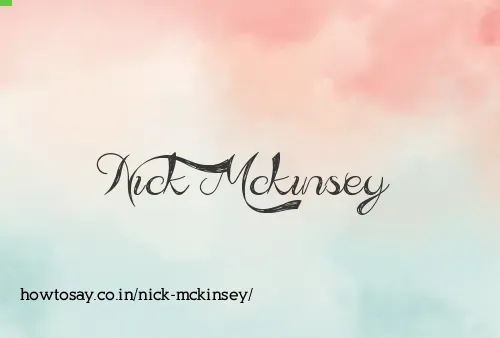 Nick Mckinsey