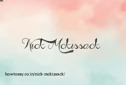 Nick Mckissack