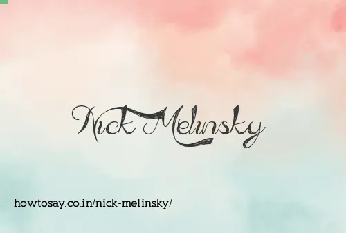 Nick Melinsky