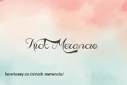 Nick Merancio