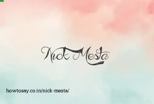 Nick Mesta