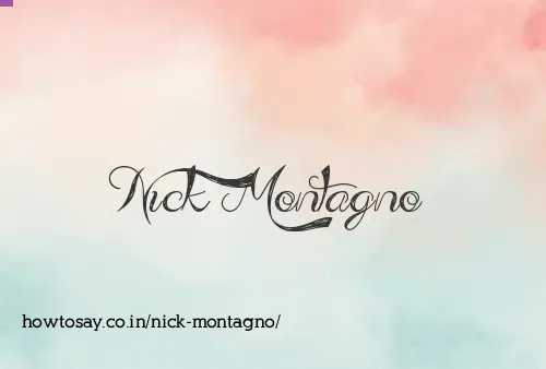 Nick Montagno