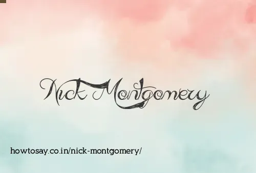 Nick Montgomery