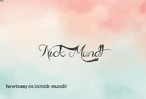 Nick Mundt