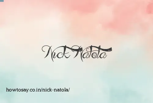 Nick Natola