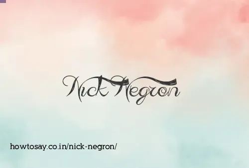 Nick Negron