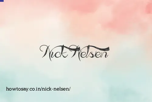 Nick Nelsen