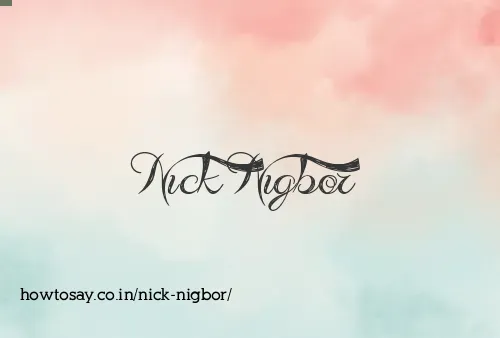 Nick Nigbor