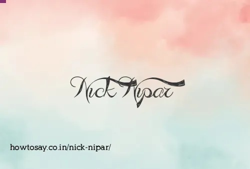 Nick Nipar
