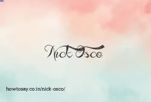 Nick Osco