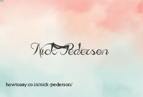 Nick Pederson