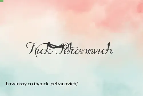 Nick Petranovich