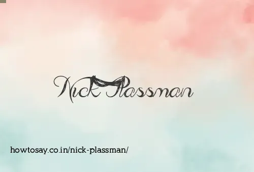 Nick Plassman