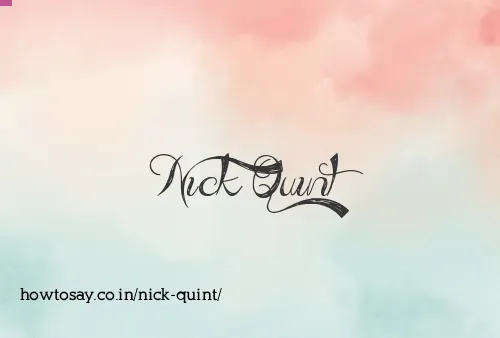 Nick Quint