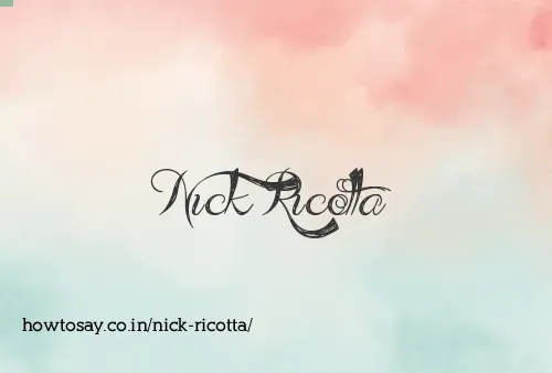 Nick Ricotta