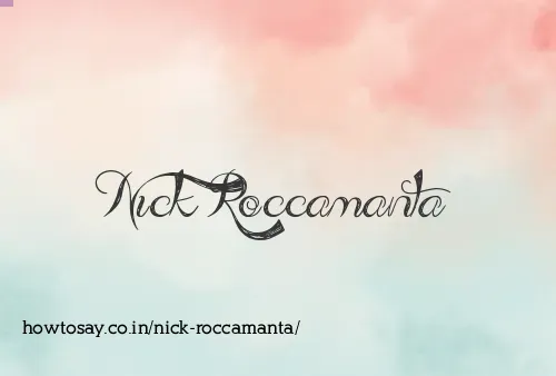 Nick Roccamanta