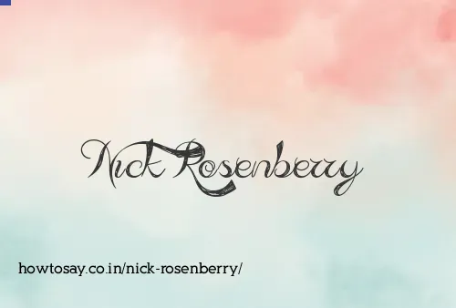 Nick Rosenberry