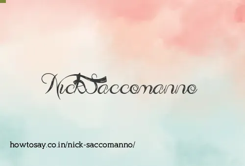 Nick Saccomanno