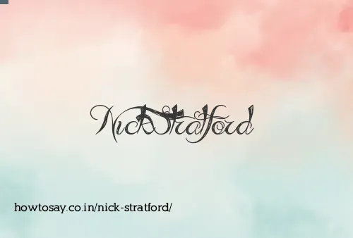 Nick Stratford