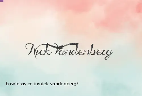 Nick Vandenberg