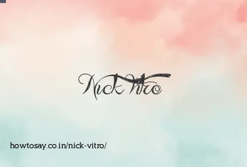 Nick Vitro