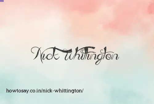 Nick Whittington