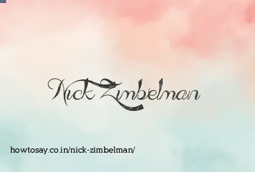 Nick Zimbelman