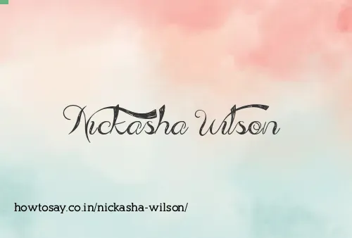 Nickasha Wilson