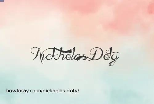 Nickholas Doty