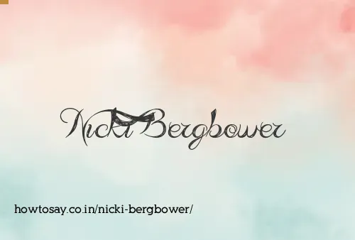 Nicki Bergbower