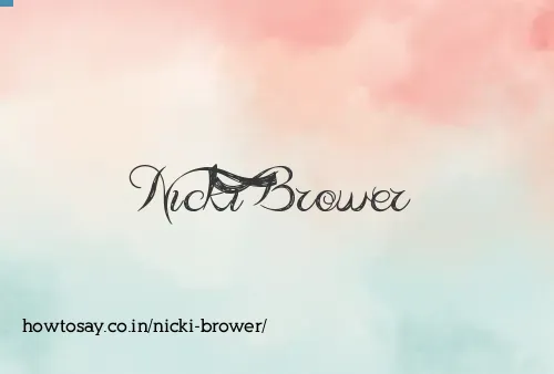 Nicki Brower