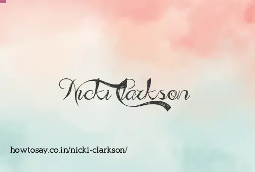 Nicki Clarkson