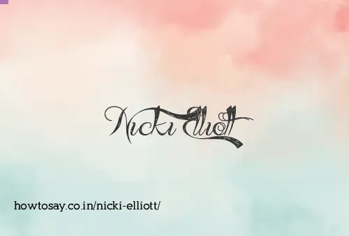 Nicki Elliott