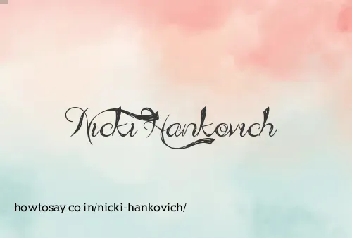 Nicki Hankovich