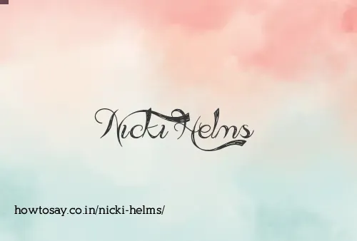 Nicki Helms