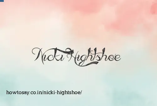 Nicki Hightshoe