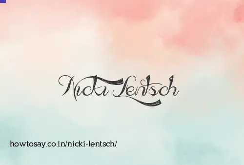 Nicki Lentsch