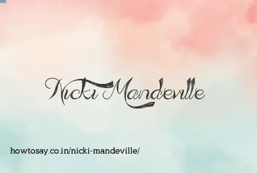 Nicki Mandeville