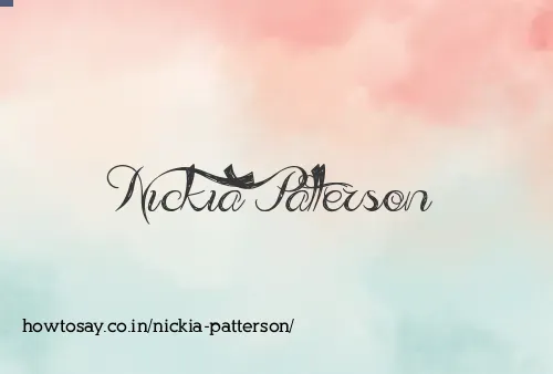 Nickia Patterson