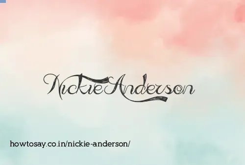 Nickie Anderson