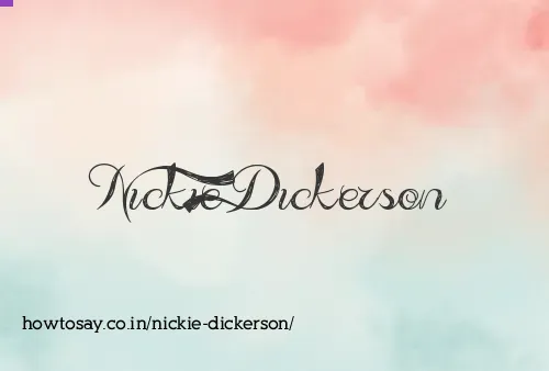 Nickie Dickerson
