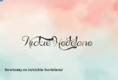 Nickie Hortelano