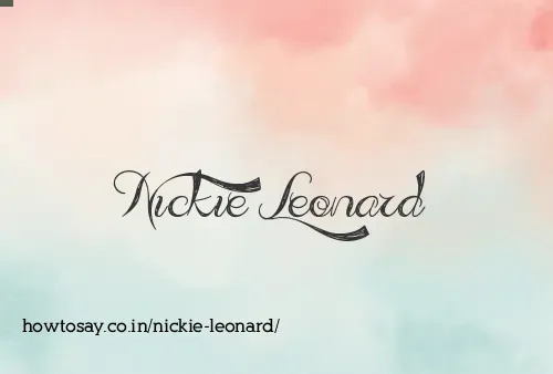 Nickie Leonard