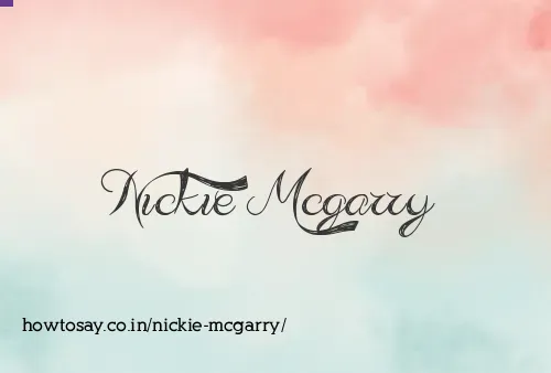 Nickie Mcgarry