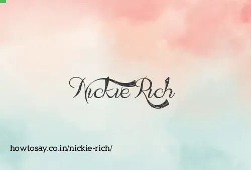 Nickie Rich
