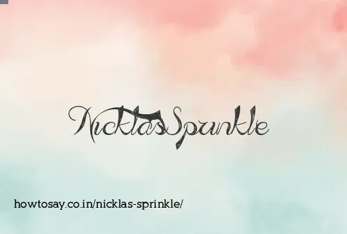 Nicklas Sprinkle